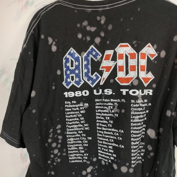 ACDC 1980 U.S. Tour Graphic Tee - Picture 7 of 8
